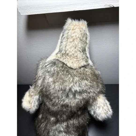 Douglas Raina 12" Howling Wolf Plush Stuffed Animal - Picture 5 of 9